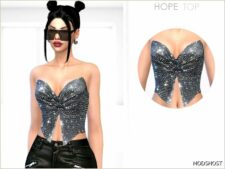 Sims 4 Elder Clothes Mod: Hope TOP (Featured)