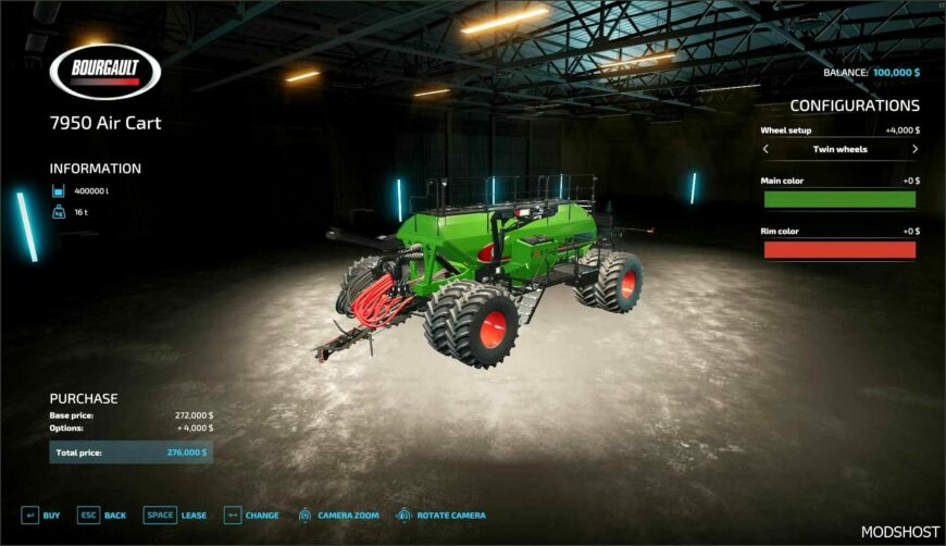 FS22 Implement Mod: Bourgault Series 3320 V1.0.0.3 (Featured)