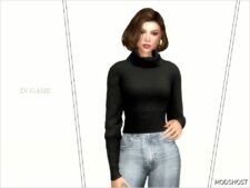 Sims 4 Clothes Mod: Saraphine TOP (Featured)