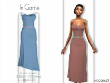 Sims 4 Female Clothes Mod: Adley Dress – ACN 506 (Image #2)