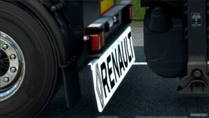 ETS2 Renault Part Mod: Mudflap Renault SCS BOX 12 10 2024 1.51 (Image #2)