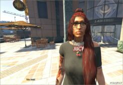 GTA 5 Player Mod: Custom Juicy Pendant Chain for MP Female (Featured)