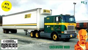 ATS International Truck Mod: 9800 Builders Transport + Trailer V1.1 1.51 (Image #3)