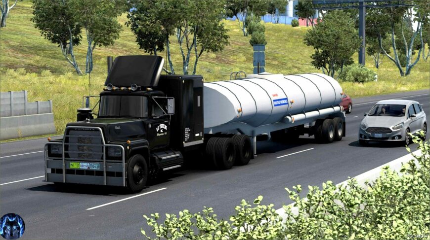 ATS Tanker Truck Mod: Mack RS700L & Fruehauf Tanker V1.7 (Featured)