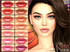 Sims 4 Female Makeup Mod: Justina Lipstick N226 (Featured)