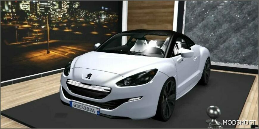 GTA 5 Peugeot Vehicle Mod: RCZ 1.6 THP 200CH 2013 Add-On V1.2 (Featured)