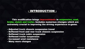 ATS Mod: Revamped Dynamic Suspension V2.2.7 (Featured)