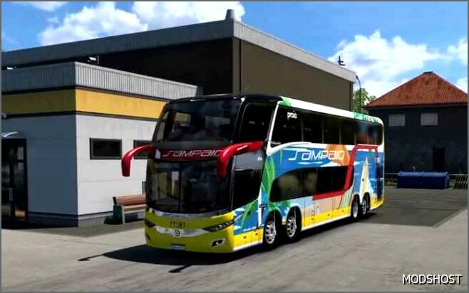 ETS2 Mercedes-Benz Bus Mod: Marcopolo G7 1800 DD Mercedes-Benz V6.0 (Featured)