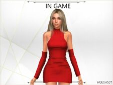 Sims 4 Female Clothes Mod: Jessie Dress (Featured)