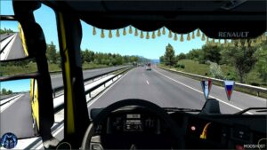 ETS2 Tuning Truck Mod: Renault T Reworked V1.7 (Image #2)