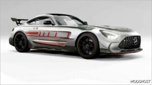 BeamNG Coupe Car Mod: Mercedes-Benz AMG GT Track Series 2022 0.33 (Featured)