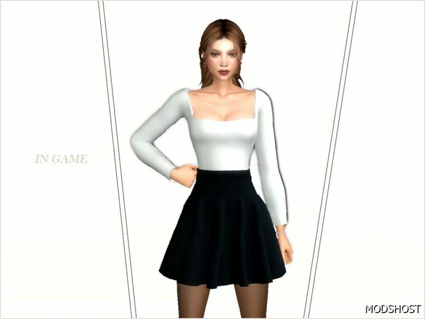 Sims 4 Female Clothes Mod: Dori Dress (Featured)