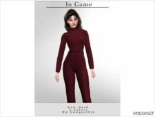 Sims 4 Adult Clothes Mod: Sweater and Pants O-61 (Featured)