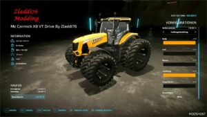 FS22 Tractor Mod: MC Cormick X8 VT Drive (Image #2)