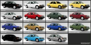 BeamNG Mercedes-Benz Car Mod: W201 190 (+Evolution) V2.0 0.33 (Image #4)