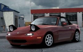 ETS2 Mazda Car Mod: MX-5 Miata NA V1.7 (Featured)