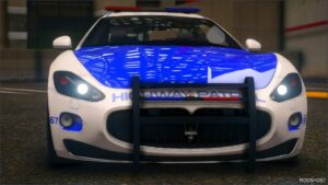 GTA 5 Maserati Vehicle Mod: Nfshp: 2009 Maserati Granturismo S Scpd Add-On | NON ELS | Sounds | Template (Image #4)