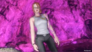 GTA 5 Player Mod: Kinzie (Saints ROW GAT OUT of Hell) Add-On PED (Image #2)