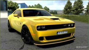 ETS2 Dodge Car Mod: Challenger SRT Hellcat 2018 V2.1 (Featured)