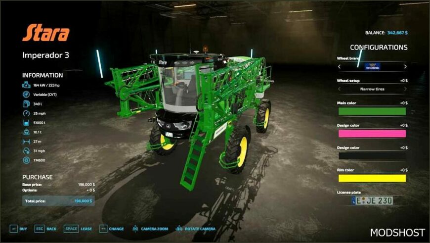 FS22 Implement Mod: Stara Imperador 3 V1.1 (Featured)