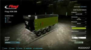 FS22 Fliegl Implement Mod: ASW288 Schubboden Multi Trailer V2.3 (Image #8)