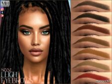 Sims 4 Eyebrows Hair Mod: Leigh Eyebrows N352 (Featured)