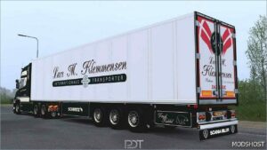 ETS2 Standalone Truck Mod: Scania T580 Klemmensen+Trailer V4.0 1.52 (Image #2)