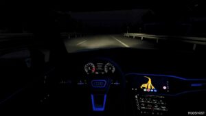 ETS2 Audi Car Mod: A6 55 Tfsi 2020 V2.8 1.52 (Image #3)