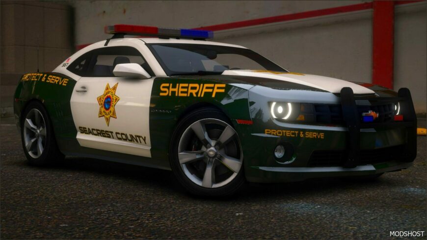 GTA 5 Chevrolet Vehicle Mod: Nfshp: 2010 Chevrolet Camaro SS Scpd Add-On | NON ELS | Sounds | Template (Featured)