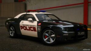 GTA 5 Dodge Vehicle Mod: Nfshp: 2010 Dodge Challenger SRT8 Scpd Add-On | NON ELS | Sounds | Template (Image #2)