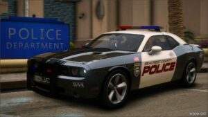 GTA 5 Dodge Vehicle Mod: Nfshp: 2010 Dodge Challenger SRT8 Scpd Add-On | NON ELS | Sounds | Template (Image #6)