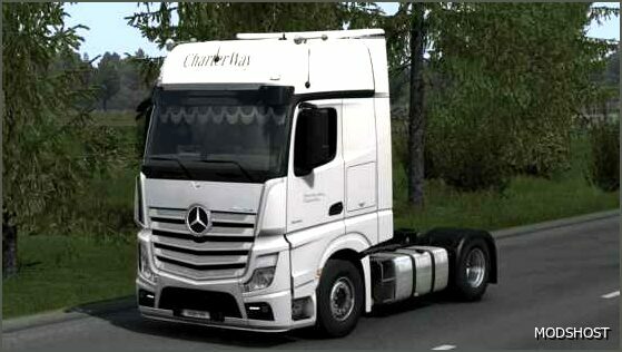 ETS2 Mercedes-Benz Mod: Mercedes Benz Actros Charter WAY Skin (Featured)