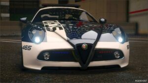 GTA 5 Alfa Romeo Vehicle Mod: Nfshp: 2007 Alfa Romeo 8C Competizione Scpd Add-On | NON ELS | Sounds | Template (Image #4)