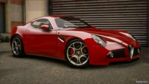 GTA 5 Alfa Romeo Vehicle Mod: Nfshp: 2007 Alfa Romeo 8C Competizione Add-On | Template (Image #6)