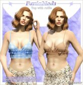 GTA 5 Player Mod: TOP with Ruffle for Female (Featured)