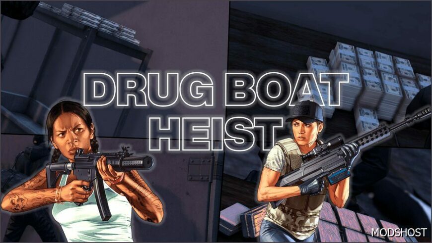 GTA 5 Script Mod: GTA Offline: Drug Boat Heist (Featured)