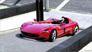 GTA 5 Ferrari Vehicle Mod: Monza SP1 (Image #4)