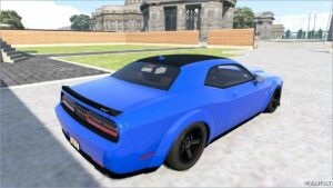 GTA 5 Dodge Vehicle Mod: 2018 Dodge Hallenger SRT Hellcat Videodrivers RGB Lignts (Image #3)