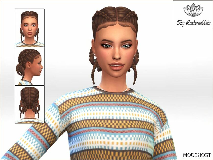 Sims 4 Female Mod: Josie Hair – Child Version (Featured)