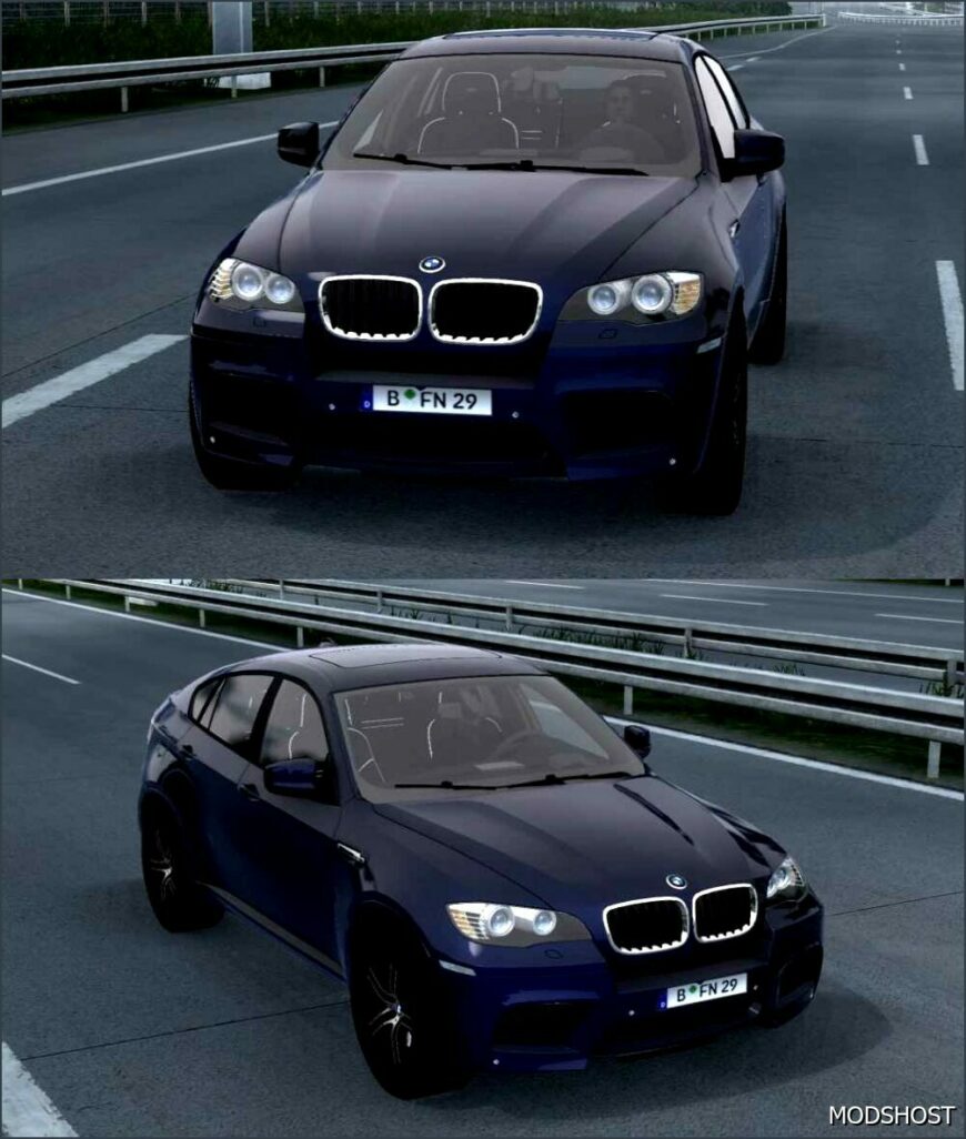 ETS2 BMW Car Mod: X6 M 2010 V2.6 (Featured)