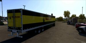 ATS Mod: SCS Trailer MY Flower Skin 1.51 (Featured)