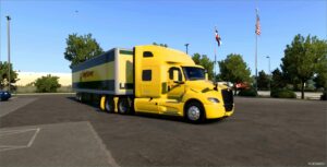 ATS Mod: LT Skin SKY Ryse CAB MY Flower 1.51 (Image #3)