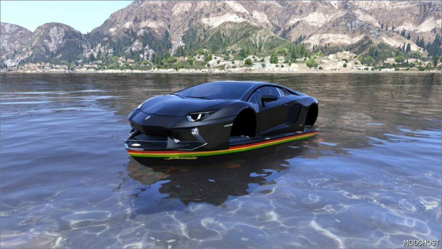 GTA 5 Vehicle Mod: Lamboat Replace (Featured)