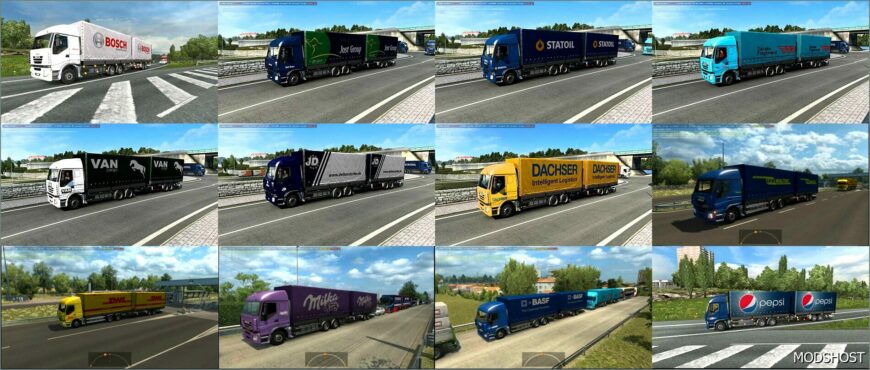 ETS2 Trafficmaniac Mod: Tandem Traffic Pack V2.3.6 (Featured)