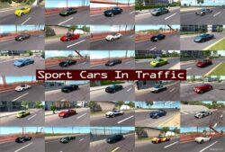 ATS Trafficmaniac Mod: Sport Cars Traffic Pack V12.7.6 (Image #2)