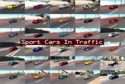 ATS Trafficmaniac Mod: Sport Cars Traffic Pack V12.7.6 (Image #3)