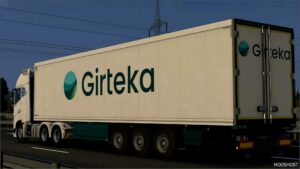 ETS2 Krone Mod: Skin Girteka Krone Cool Liner 24 10 2024 1.53 (Featured)