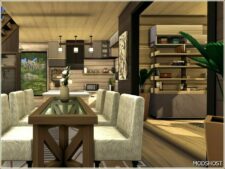 Sims 4 House Mod: The Autumn Cabin (Image #9)