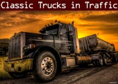 ATS Trafficmaniac Mod: Classic Truck Traffic Pack V3.9.6 (Featured)