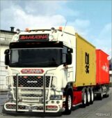 ETS2 Scania Mod: Banucha Tandem Skin 1.51 (Image #2)